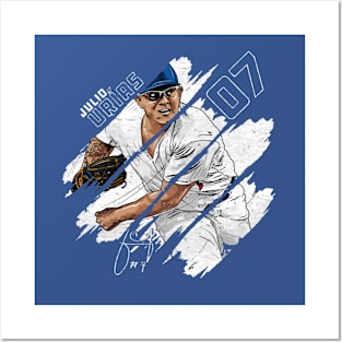 julio urias stripes Posters and Art